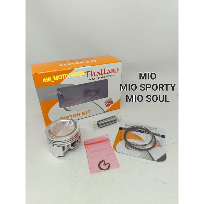 PISTON KIT SET KOMPLIT MIO / MIO SPORTY / MIO SOUL RING PISTON PEN PISTON OS STD 25 50 75 100 (THALL