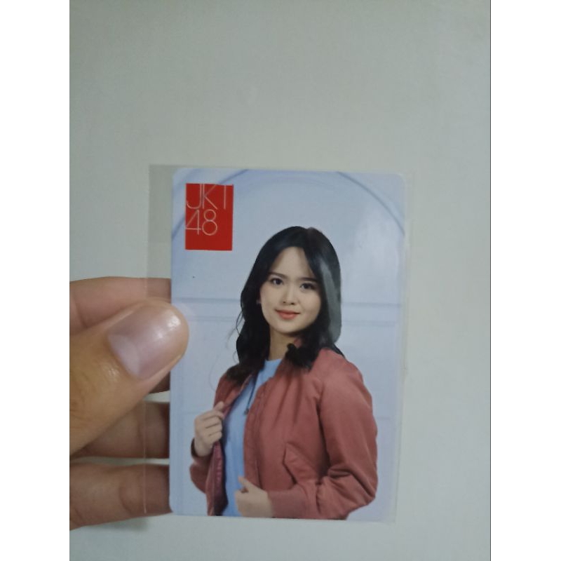 Photo Card Official JKT48 X J Trust Bank - Adel