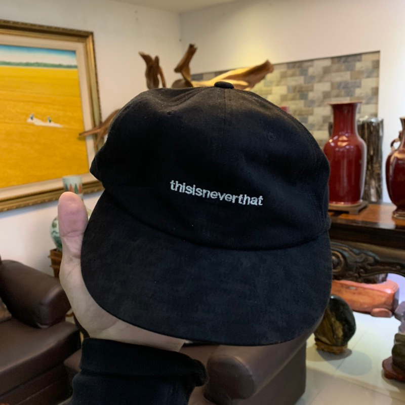 THISISNEVERTHAT T LOGO EMBROIDERY SIX PANEL CAP