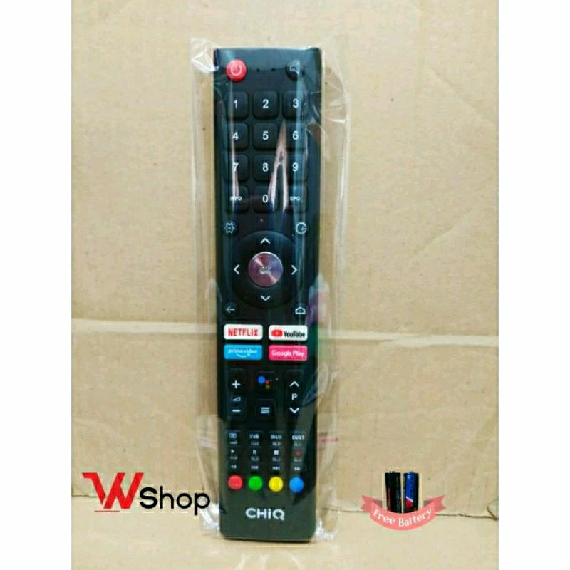 REMOT TV LCD LED SMART TV ANDROID CHIQ ORIGINAL