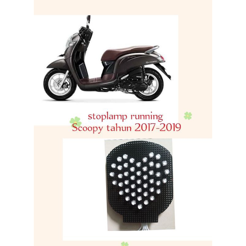 Stoplamp running scoopy 2017 2018 2019 8 mode