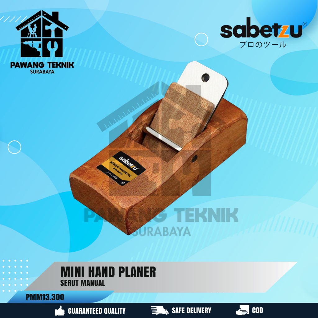 Sabetzu Mini Trimming Planer Ketam Pasah Serut Manual Alat Sugu Kayu - Alat Serut Tangan Mini Kecil 