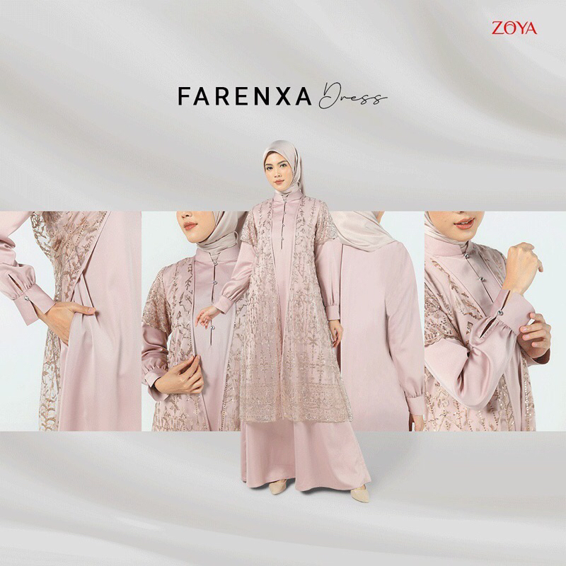 Farenxa Dress - Dress sarimbit ibu ori zoya 2024 farenxa dress | gamis busui