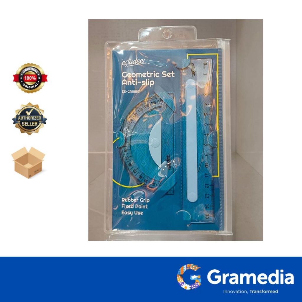 

Gramedia Surabaya- estudee geometric set anti-slip flexi blue es-gr18801