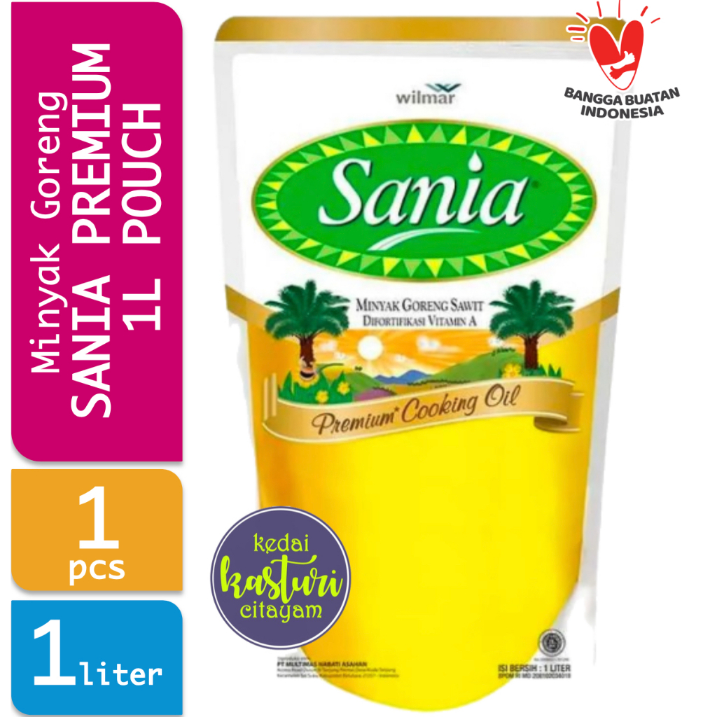 

Sania Premium 1 Liter Minyak Goreng [1 Pouch]