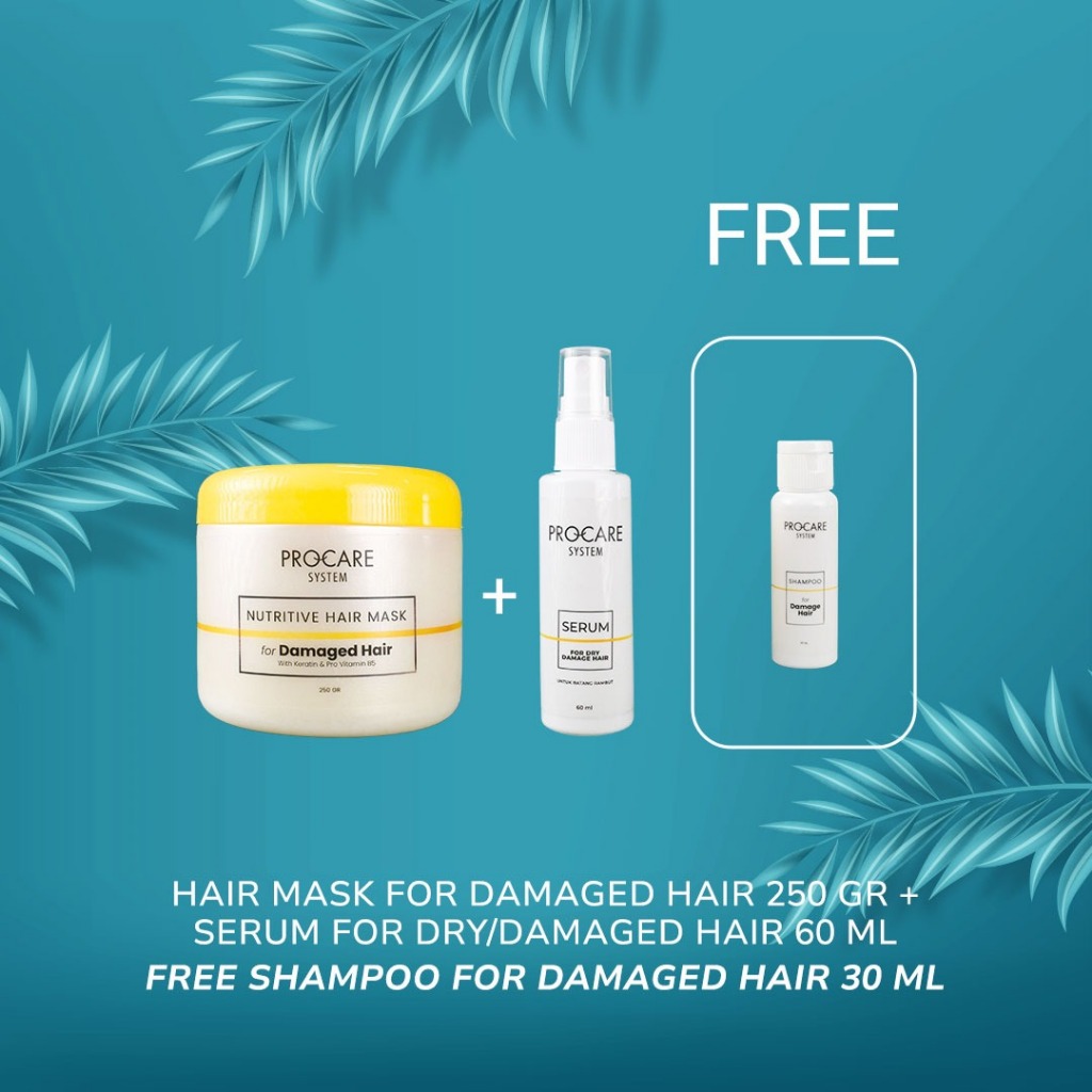 Procare System Damage Series(Masker dan serum rambut rusak dan kering)