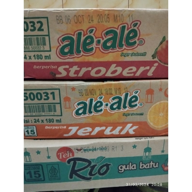 

TEH RIO /ALE² MINUMAN GELAS 1DUS