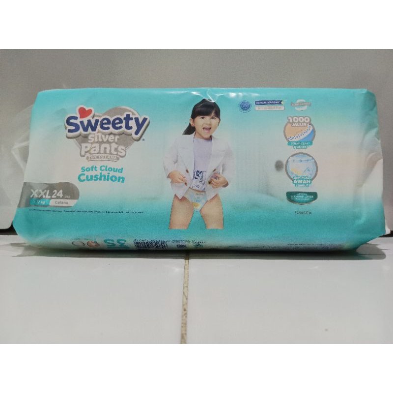 Pampers Sweety silver pants XXL 24