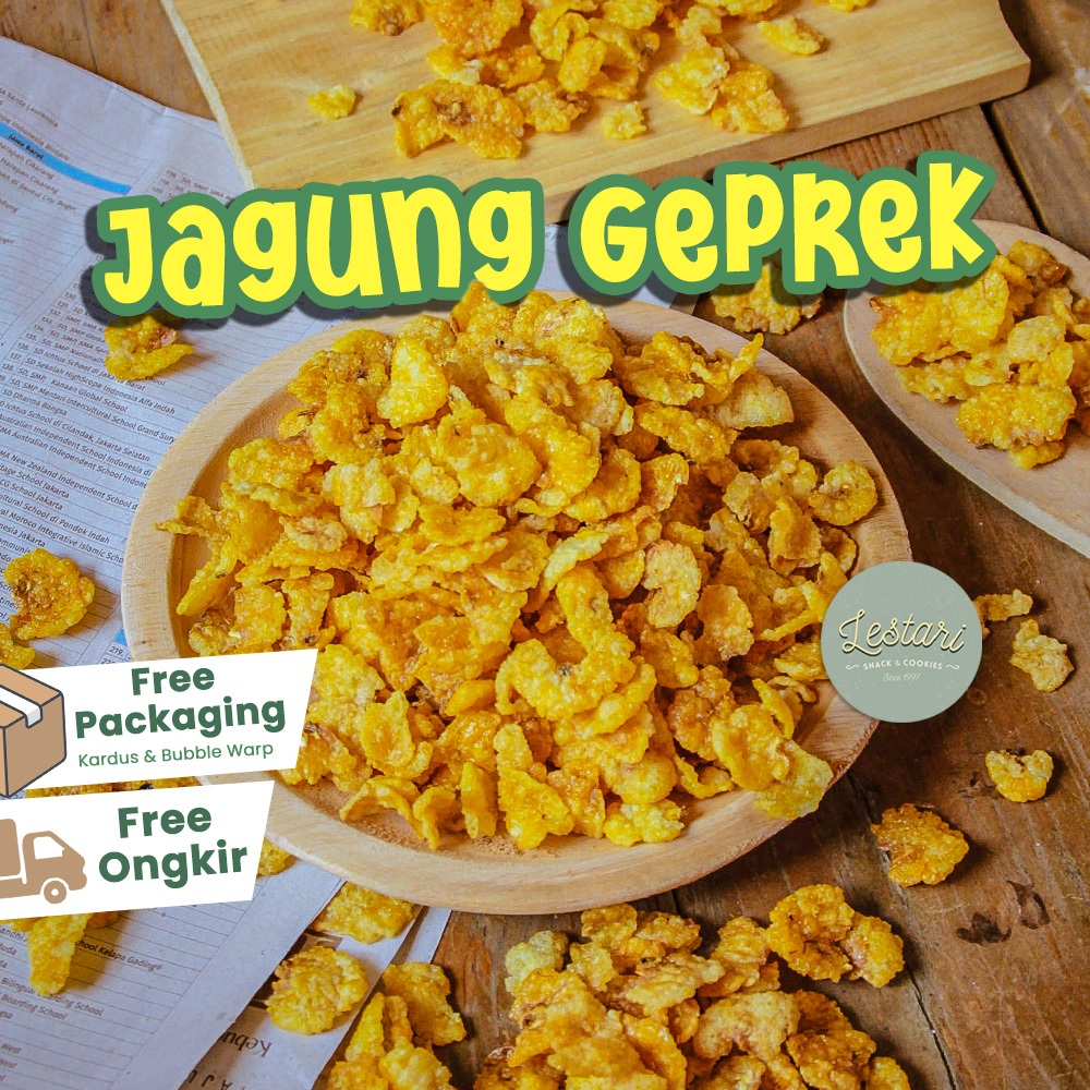 

JAGUNG GEPREK ORIGINAL 150gr / PEDAS MANIS