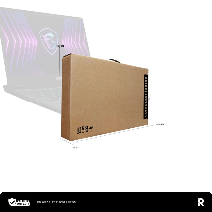 

BOX LAPTOP HANDLE UNIVERSAL V1 50 x 7.5 x 32.5 CM | Dus Laptop | Box Laptop