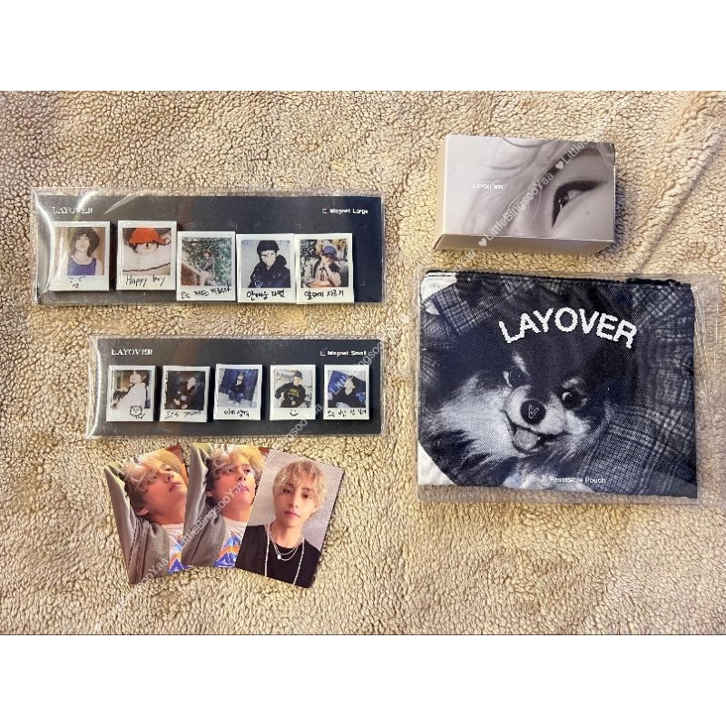 BTS V LAYOVER OFFICIAL MERCHANDISE