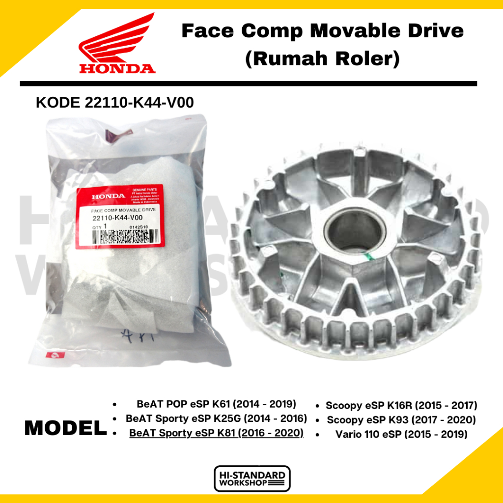 RUMAH ROLLER FACE COMP BEAT ESP SCOOPY ESP VARIO ESP ORIGINAL AHM