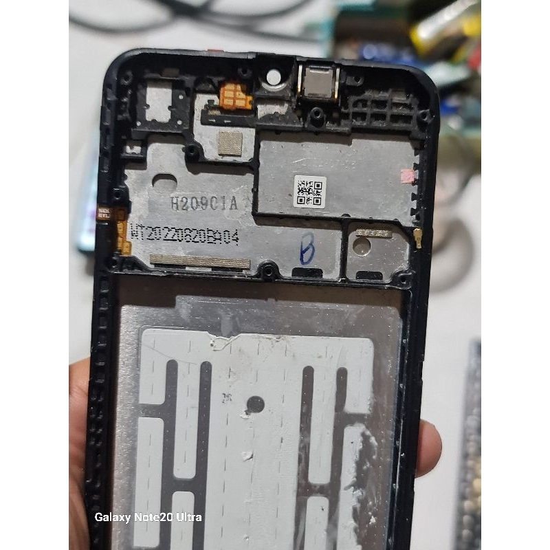 FRAME DUDUKAN LCD SAMSUNG A04 ORI COPOTAN