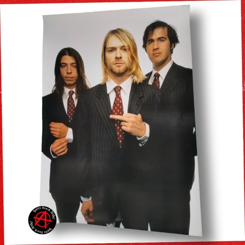 POSTER - NIRVANA fck (Ukuran Jumbo) kurt cobain
