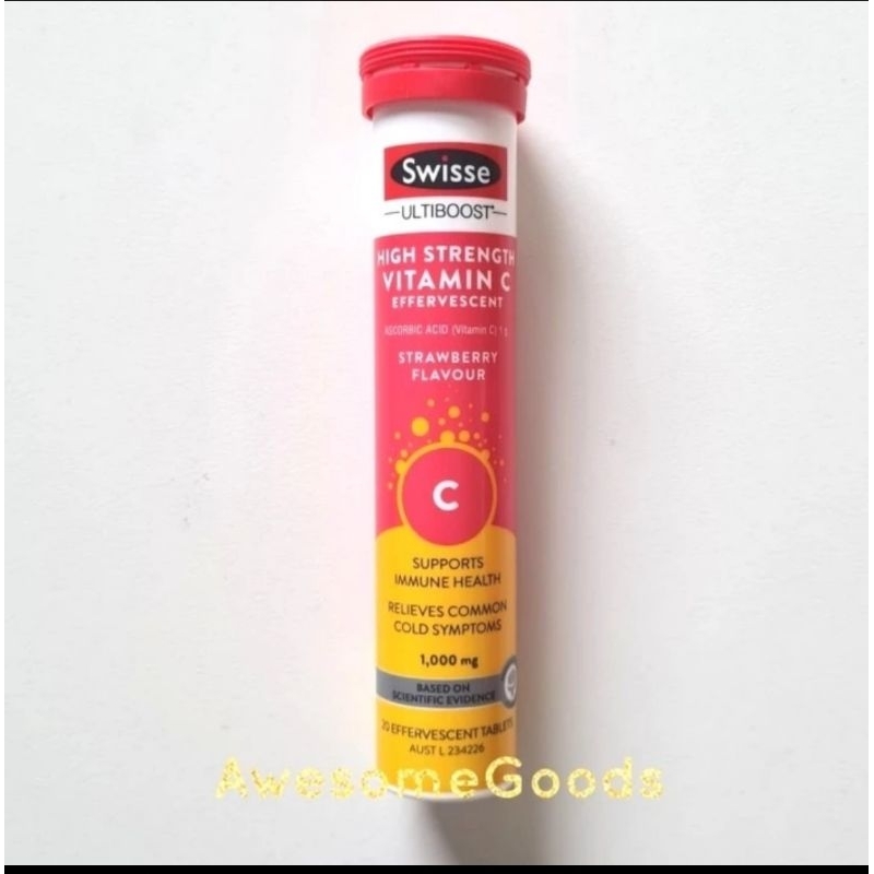 Swisse Vitamin C Effervescent Tablets