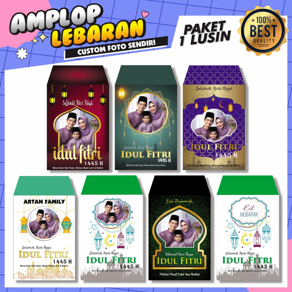 

Amplop Lebaran Custom Foto Sendiri Angpao Lebaran Foto Bebas Request Amplop Angpao Foto Suka Suka