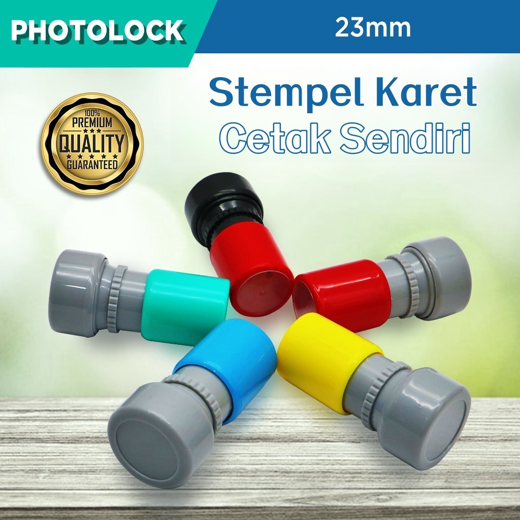

Bahan Habis Pakai Stempel Fotosensitif Set Lingkaran 23 MM (Casing dan Pad)