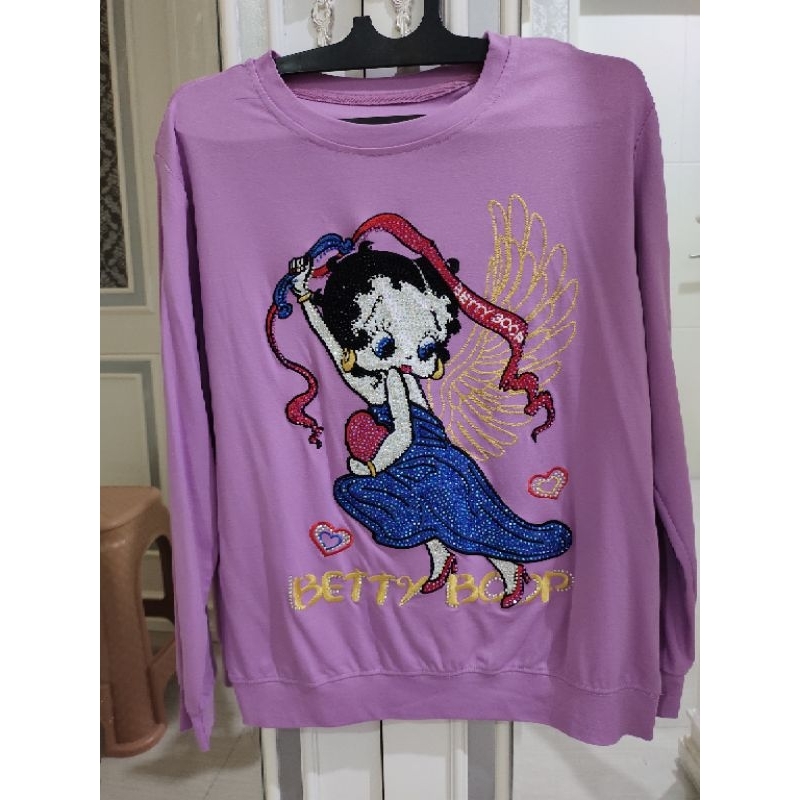 Sweater Betty Boop Bigsize Mote PL
