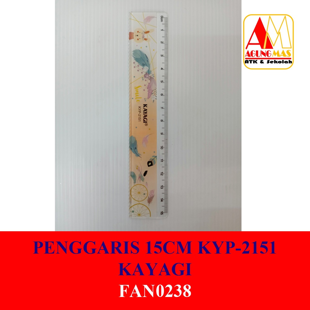 

PENGGARIS 15CM KYP-2151 KAYAGI