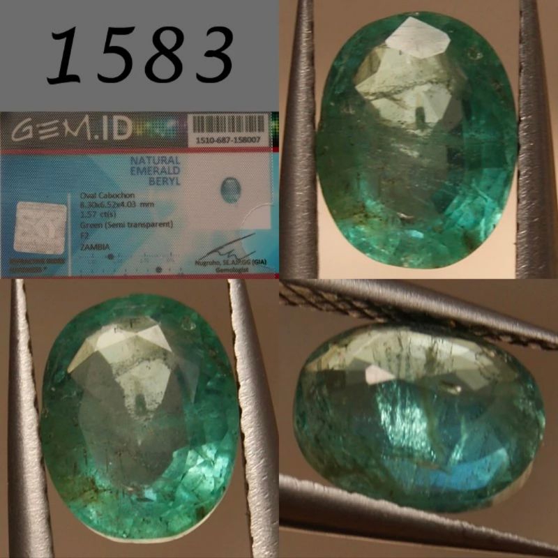 Natural Emerald + Memo