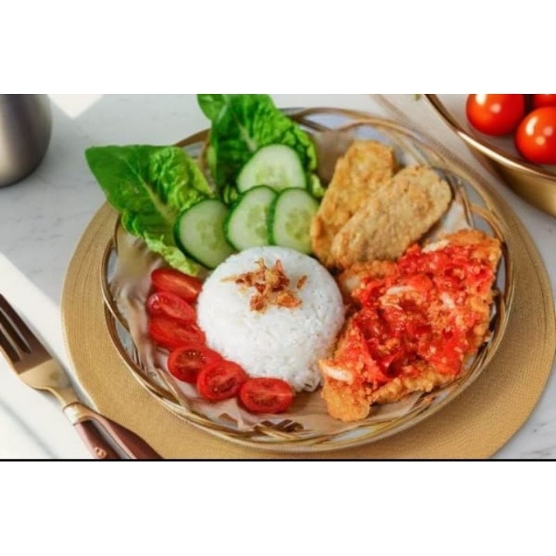 

Nasi Ayam Geprek