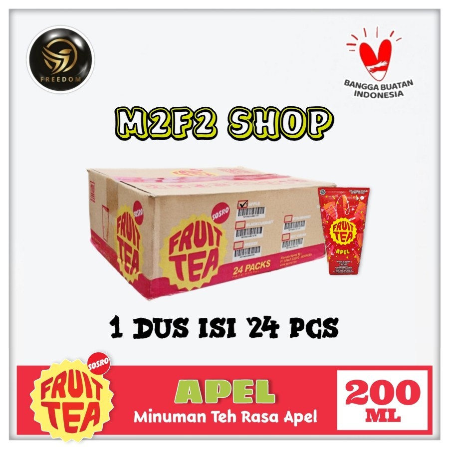 

Fruit Tea Genggam Apel | Apple - 200 ml (Kemasan Karton)
