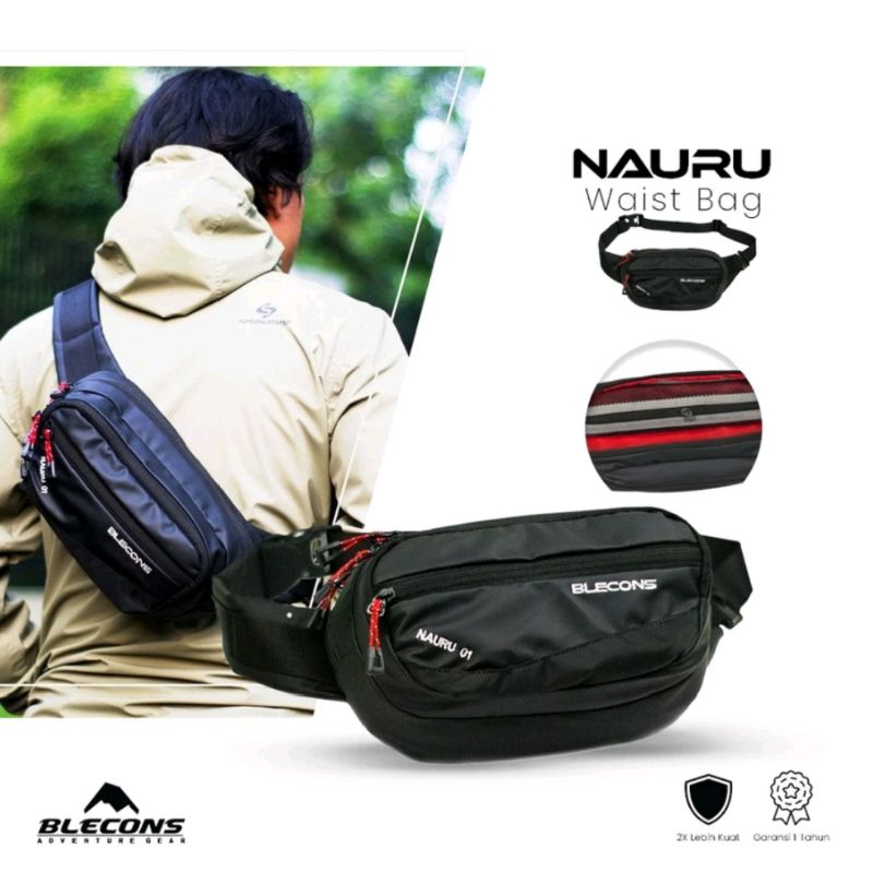Blecons Nauru 01 Waistbag Tas Pinggang Selempang Slingbag Nauru 01 Blecons