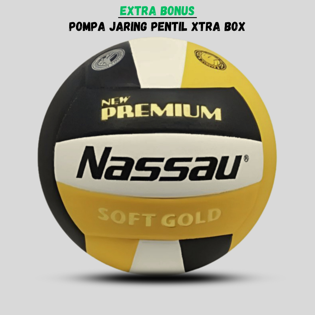 Bola Voli Volly Voly NASSAU PREMIUM Size 5 bola voli murah size 5