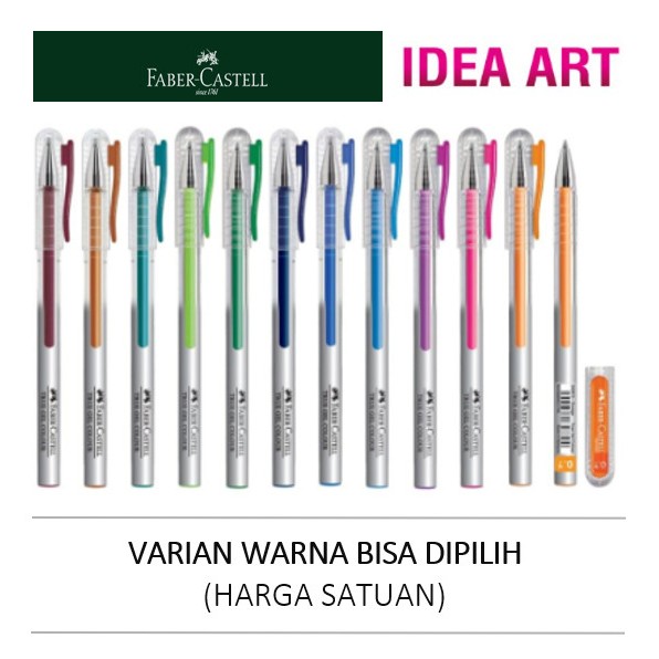 

Gel Pen Warna Faber Castell True Gel Colour 0.7 mm Harga Satuan