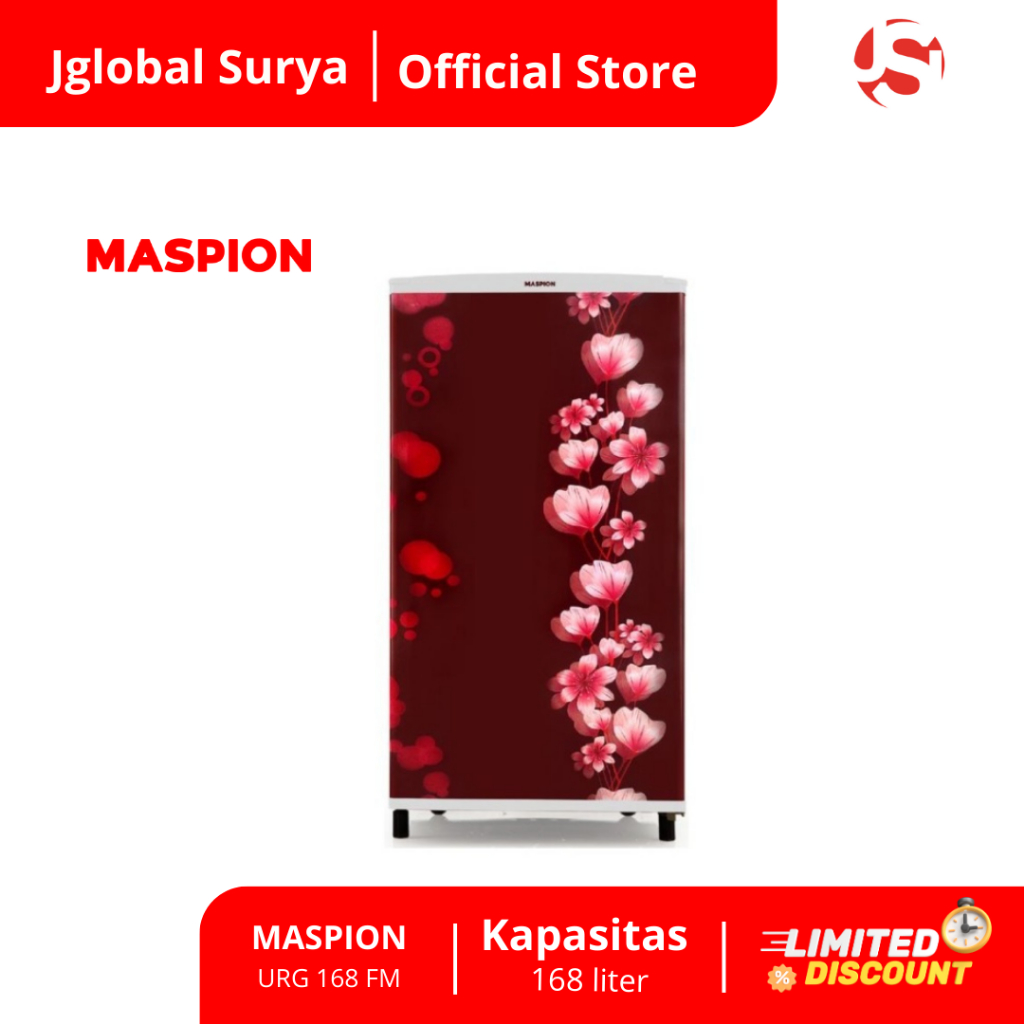 Kulkas 1 Pintu Maspion URG 168 FM