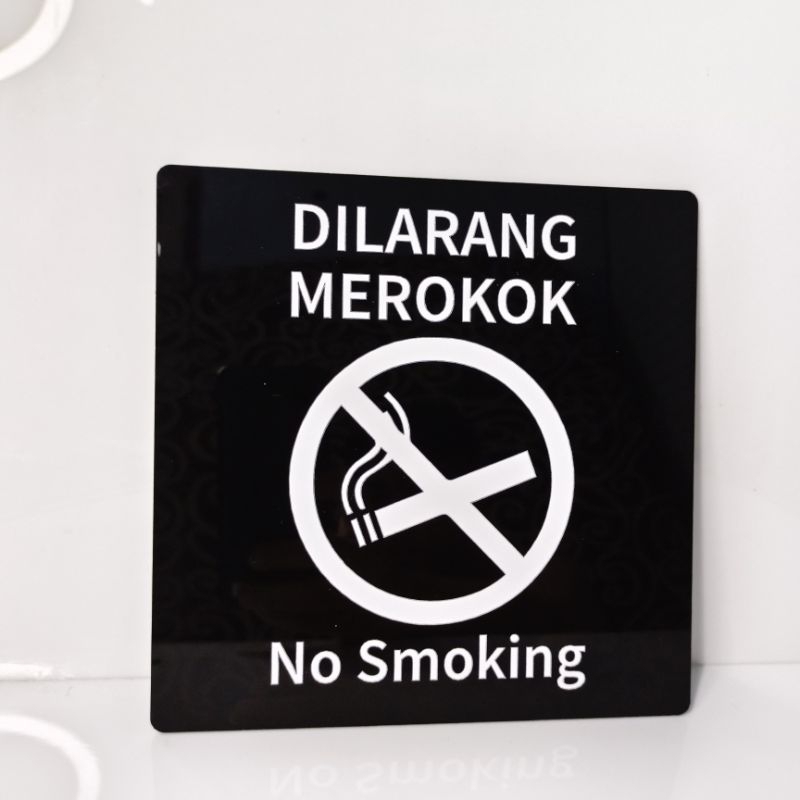 

TULISAN DILARANG MEROKOK NO SMOKING / AREA MEROKOK AKRILIK