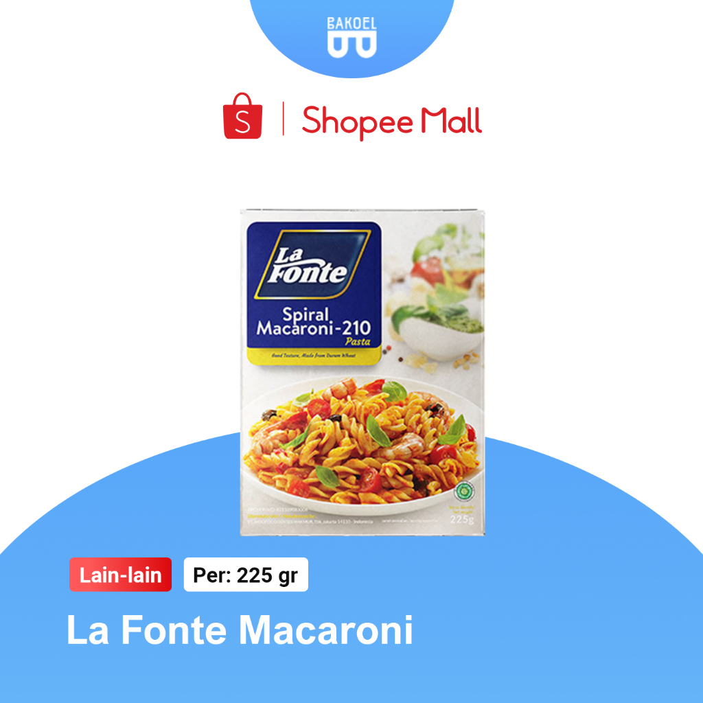 

Macaroni La Fonte / Makaroni Lafonte - Bakoel Sayur Online
