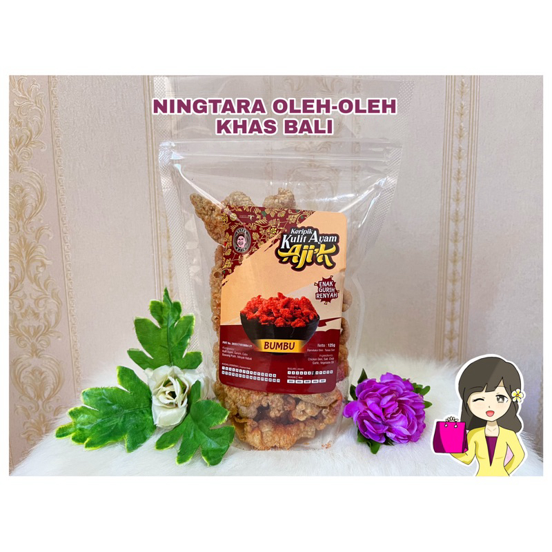 

KERIPIK KULIT AYAM AJIK 125 gr OLEH-OLEH KHAS BALI