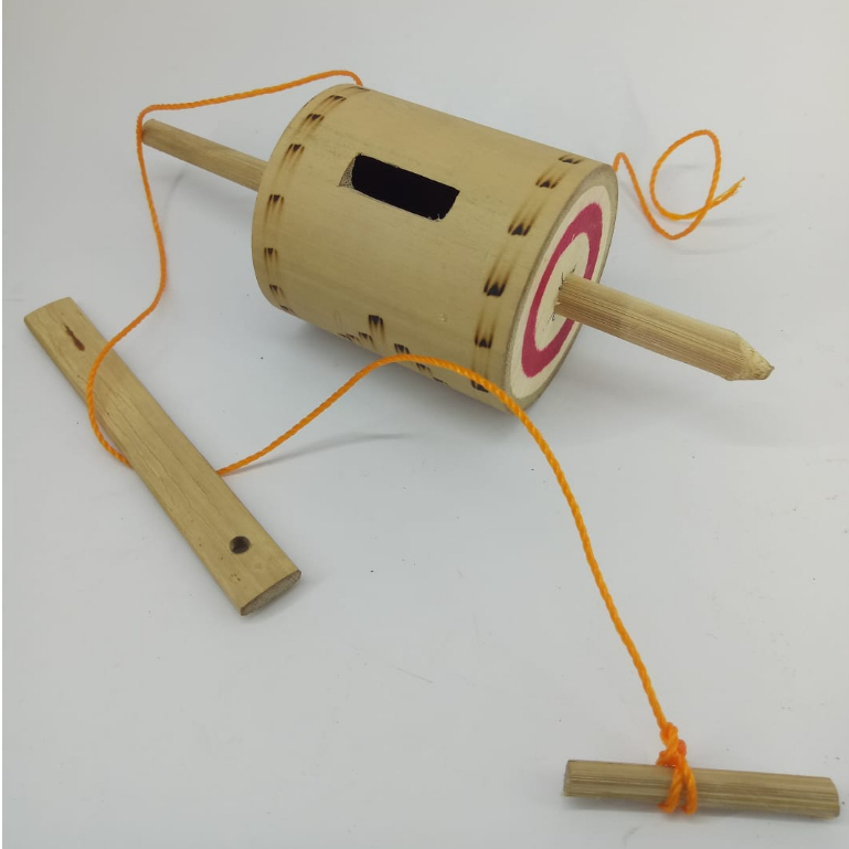 Gasing Bambu / Gangsing Bambu / Gasing Bambu Bunyi Mainan Tradisional Anak Mainan Edukasi Anak