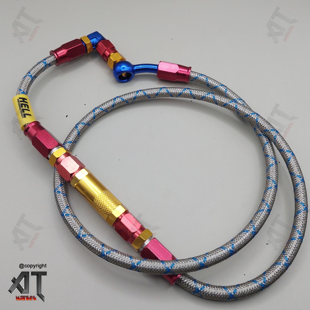 Selang rem warna 95cm selang rem depan cakram/tromol panjang 95cm universal beat vario mio fino mio 