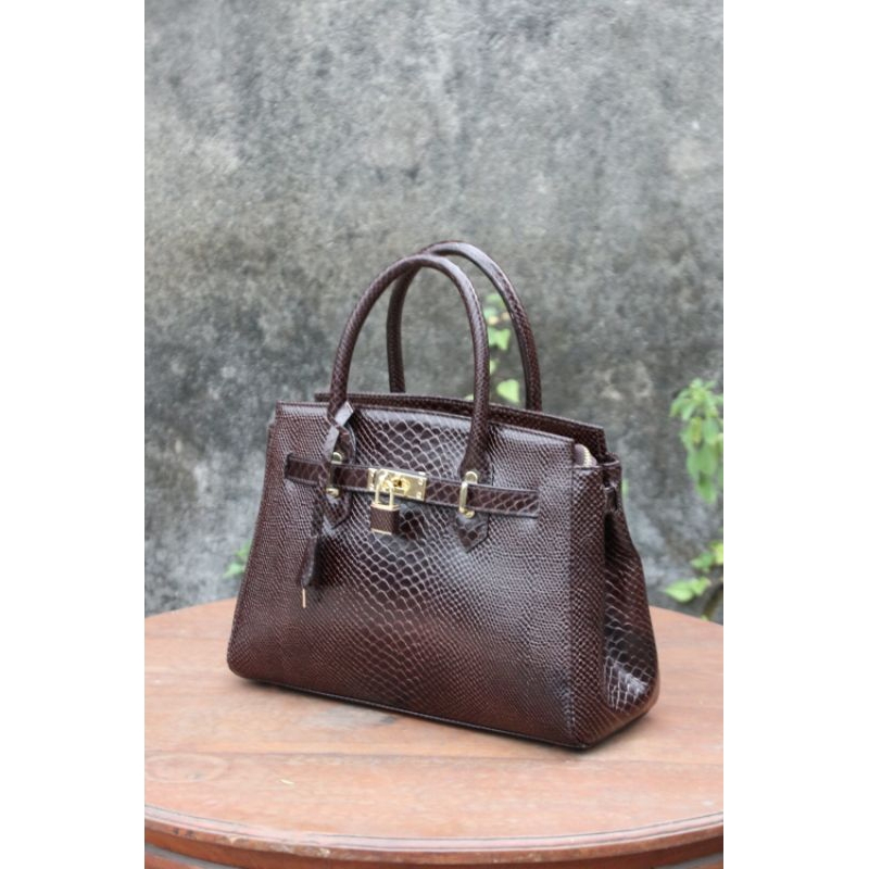 Valiant Tote Bag // Produk Kerajinan Tas Kulit Asli Tanggulangin Sidoarjo