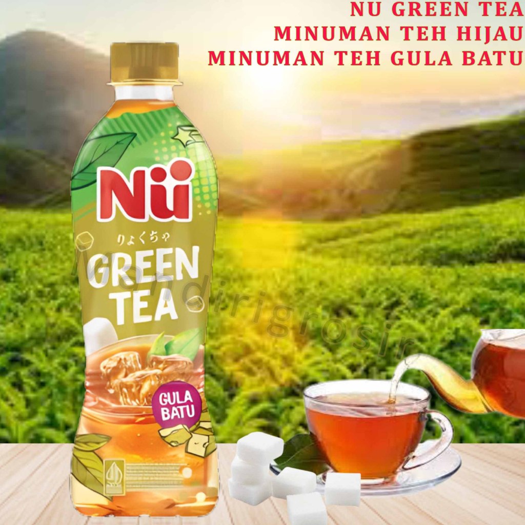 

Minuman Teh Hijau * Nu Green Tea * Teh Rasa Gula Batu * 330ml