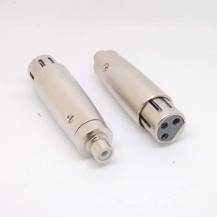 Converter XLR Female to RCA Female Converter audio connector Adapter