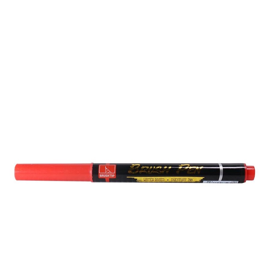 

BRUSH PEN / PENA KUAS / SPIDOL KUAS / BRUSH PEN SNOWMAN BM1 RED