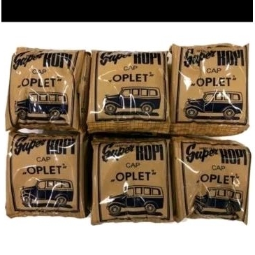 

Kopi cap oplet tanpa gula ukuran kecil per PAK ( isi 30 sachet ×7gr)