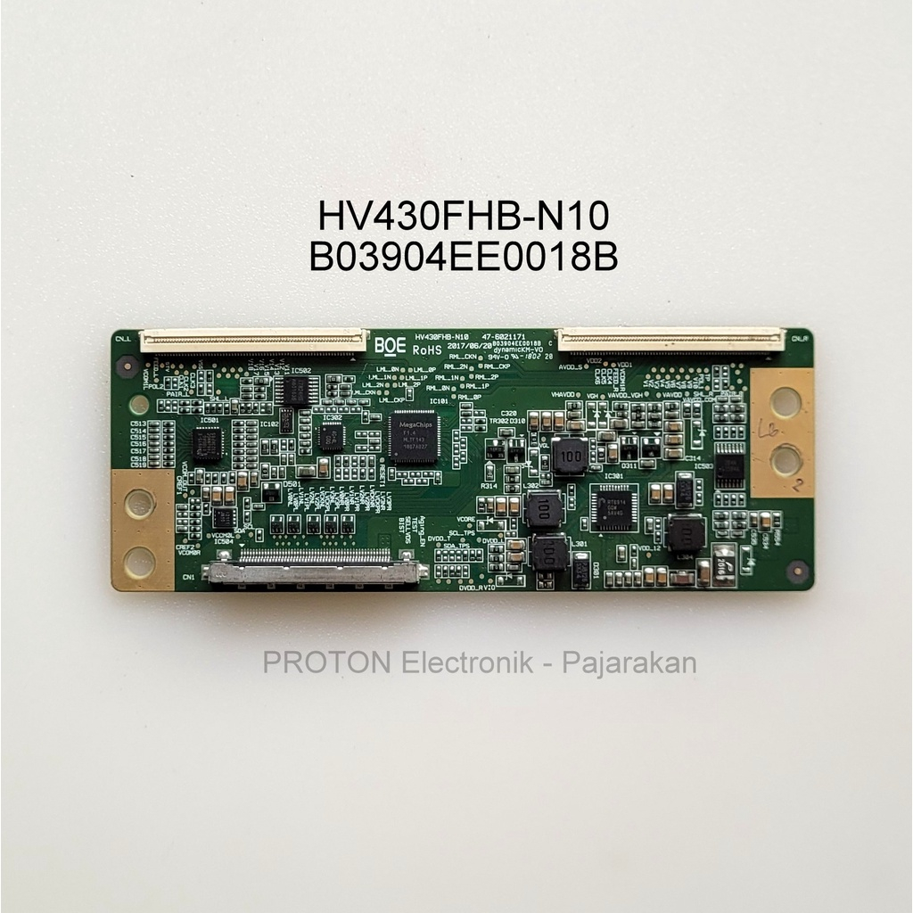 Tcon LCD LED TV LG 43LJ500 43LJ500T 43LJ5000 43LK5000 Tikon HV430FHB-N10 Tikon panel controler B0390