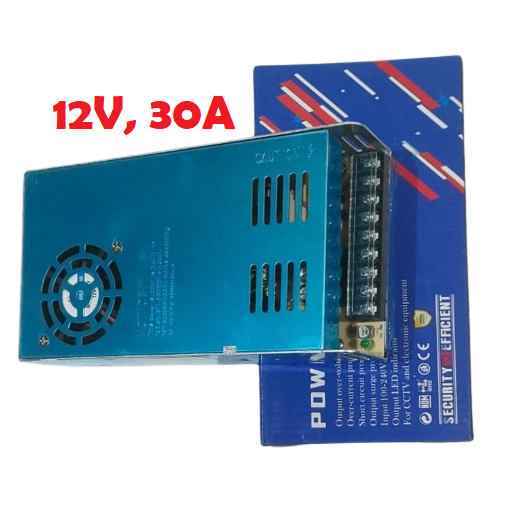 POWER SUPPLY 12V 30A / PSU 12V 30A SWITCHING POWER - 12V 30A