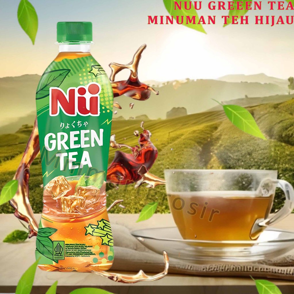 

Nu Green Tea / Minuman Teh Hijau / Minuman Rasa Dauh Teh Hijau / 450ml