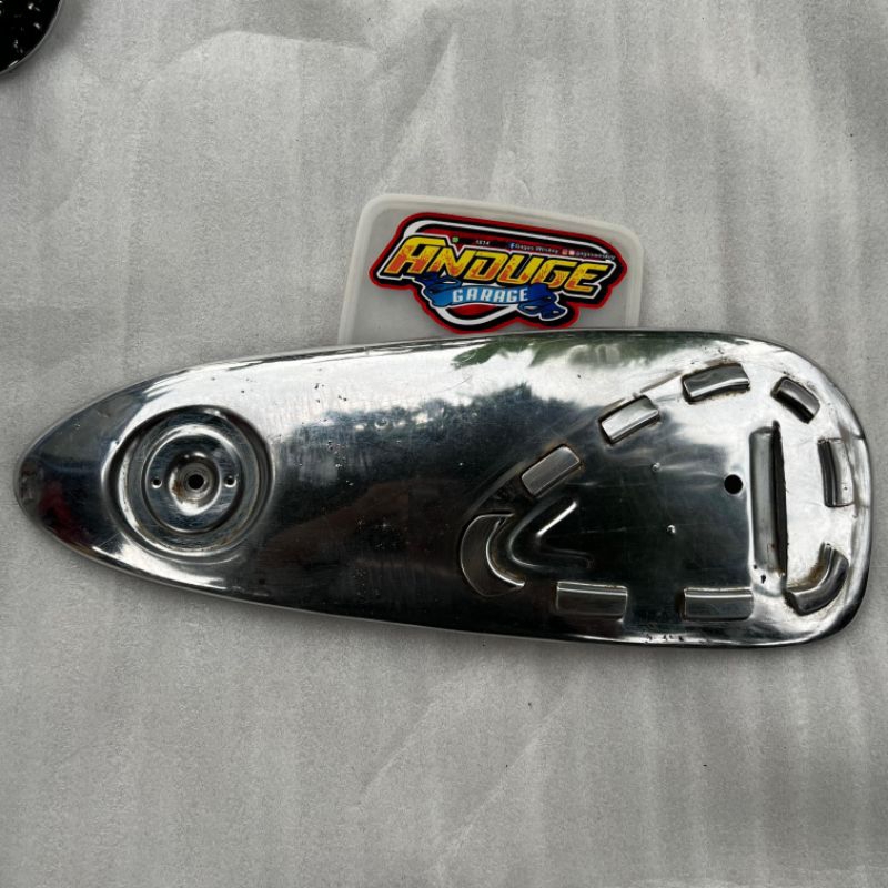 panel crome tangki kiri Honda S90 69 castrol