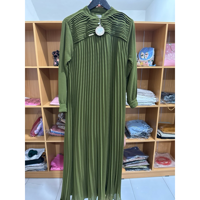 Gamis Plisket Frilla Ori