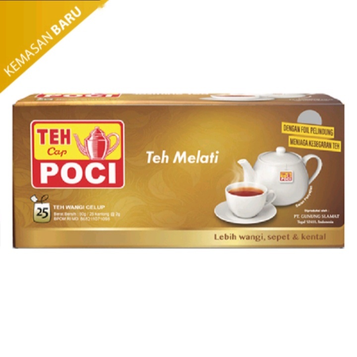 

Teh Poci teh melati/ jasmine celup isi 25 bag @ 2g