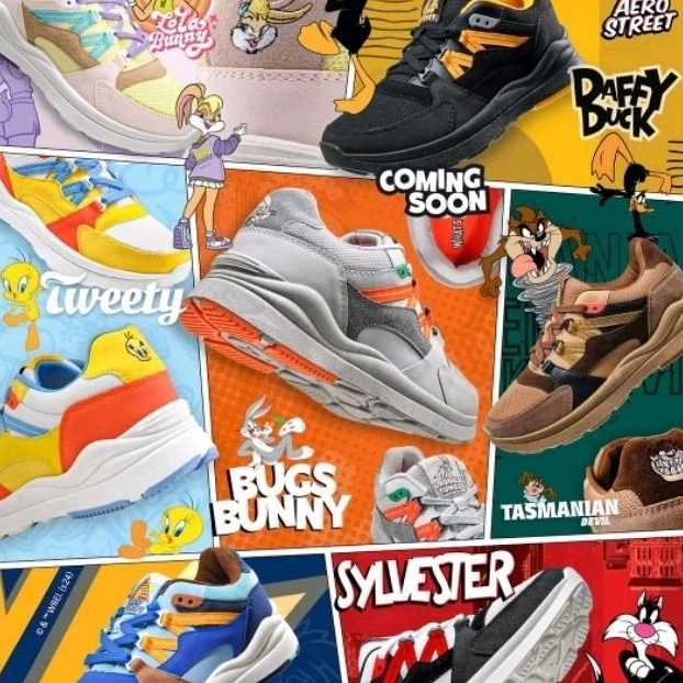 Sepatu Aerostreet X Looney Tunes 37-44 Limited Edition Original 100%