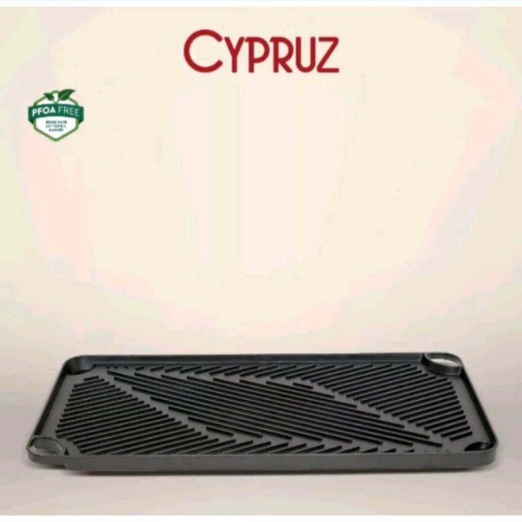 Sale Cypruz Grill Pan 2in1 Double Side Panggangan 2 Sisi