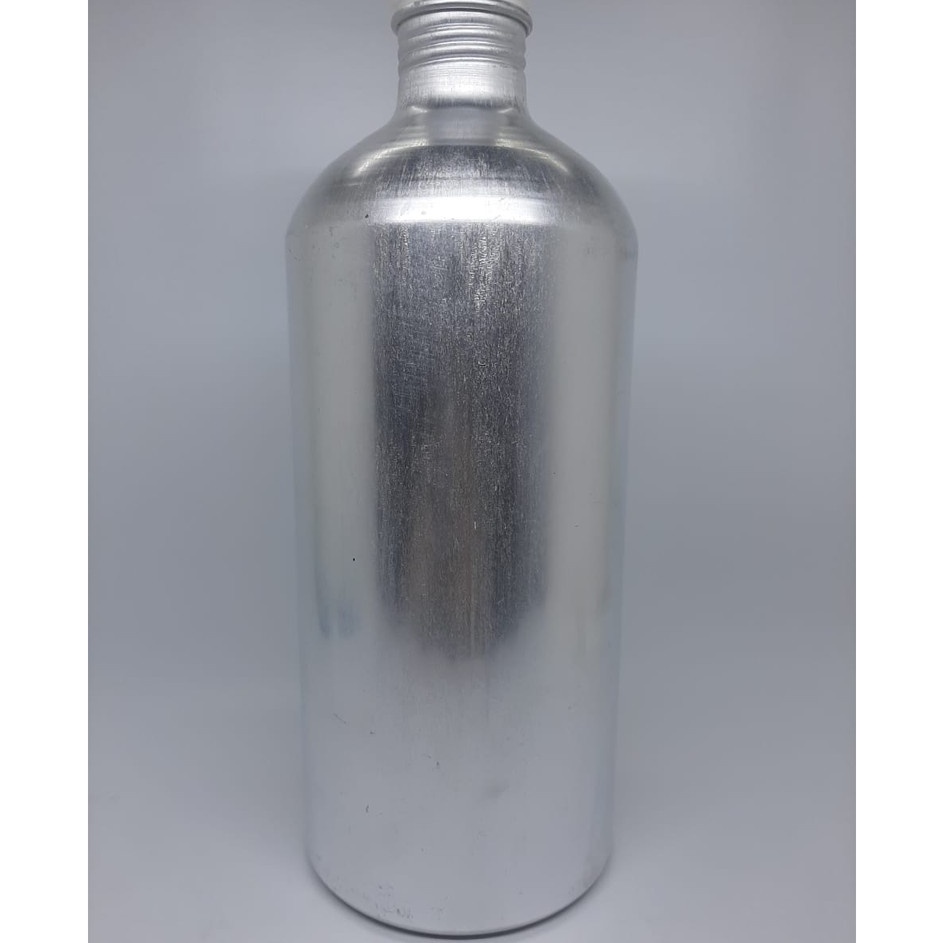nQ KALENG 1 LITER 1 ML SILVER BOTOL ALUMUNIUM KOSONG BARU BUAT BIBIT PARFUM HARGA PERBIJI