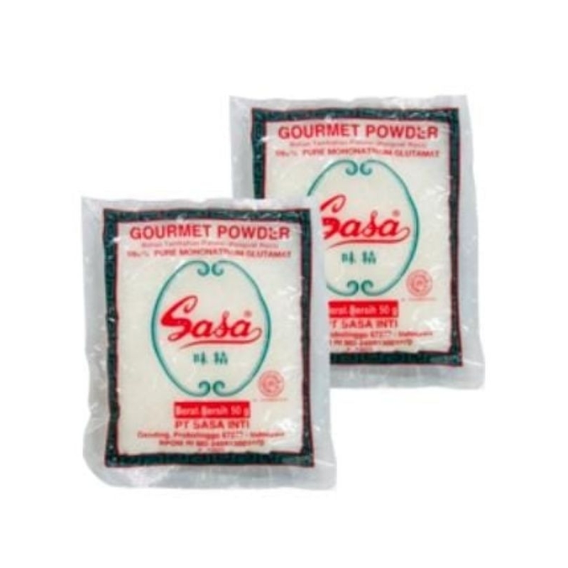 

Micin vetsin sasa 50gram penyedap rasa monosodium glutamat/msg